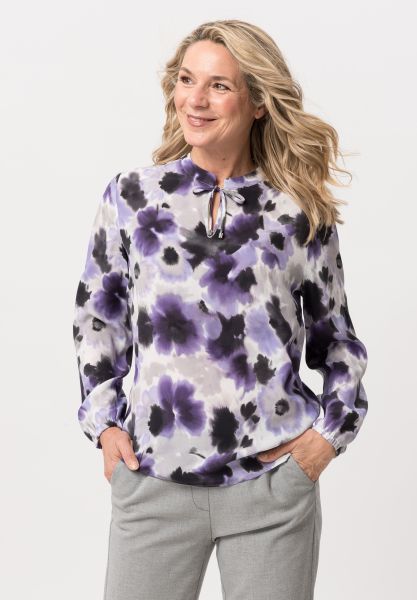 Shirt met lila print