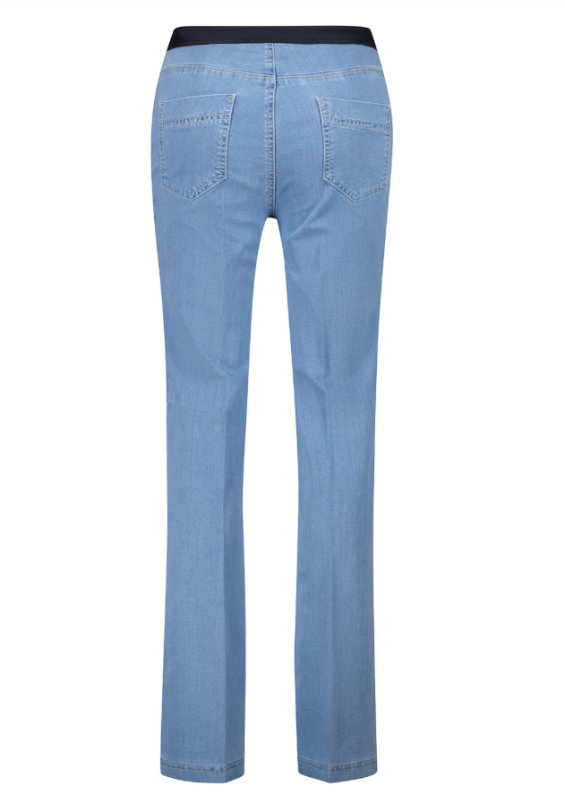 Jeans met elastiek in de taille - Afbeelding 3